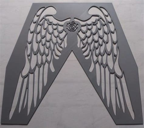 Angel Wings 3D Stencil Reusable Angel Wings Wall Decor - Etsy | Angel ...