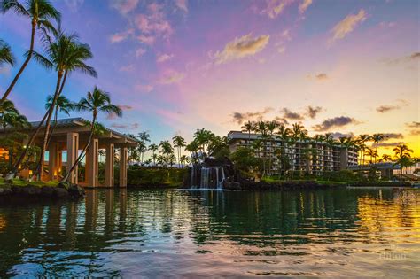 Dusk settles over the lagoon 🌴 | Hilton waikoloa village, Big island hawaii, Waikoloa village