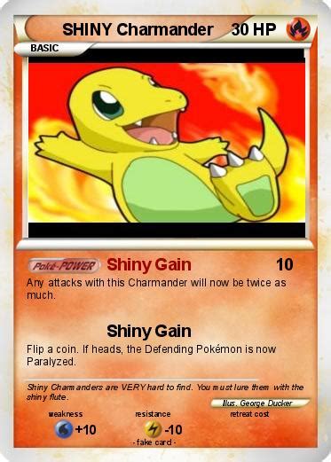 Pokémon SHINY Charmander 7 7 - Shiny Gain - My Pokemon Card