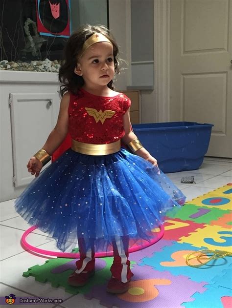 DIY Wonder Woman Toddler Costume