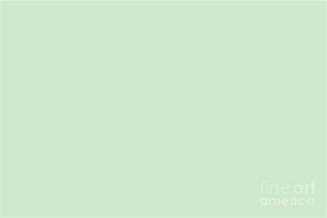 Mint Light Pastel Green Solid Color Pairs To Sherwin Williams Jocular Green SW 6736 Digital Art ...