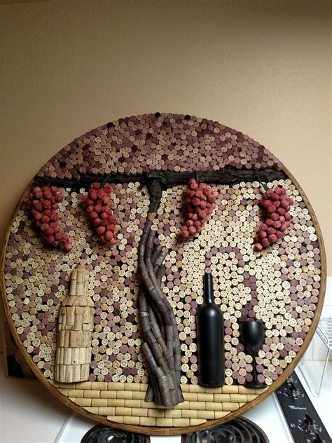 Wine Cork Wall Art Ideas