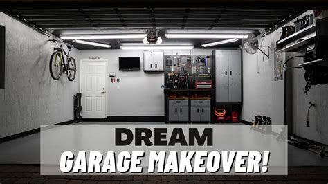 DIY Garage Makeover Under $500 Dollars!! (COMPLETE TRANSFORMATION ...