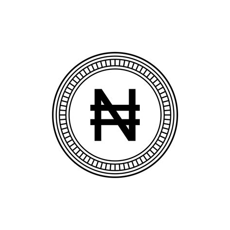 Nigeria Currency Symbol, Nigerian Naira Icon, NGN Sign. Vector ...