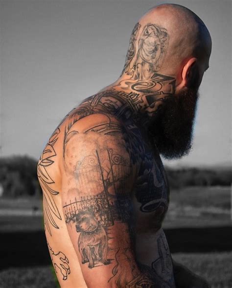 Head Tattoo Hair, Bald Tattoo, Hair Tattoos, Body Tattoos, Tatoos, Bald ...