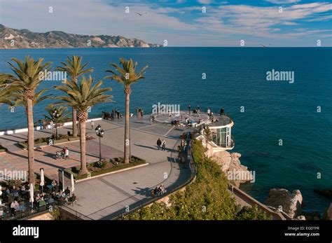 Balcon de Europa, Nerja, Malaga province, Region of Andalusia, Spain ...