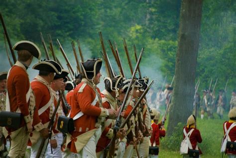 Revolutionary War British Attacking during Battle of Monmouth Editorial ...