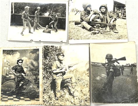 ARVN Photo Lot B&W - Enemy Militaria