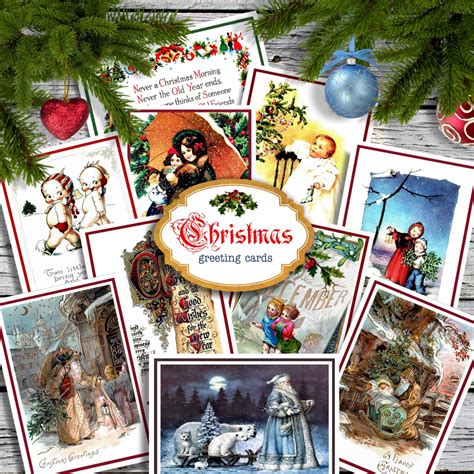 Printable Vintage Christmas Cards - Printable Cards