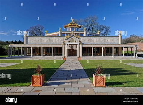 Manjushri Kadampa Peace Temple, Buddhism Meditation Centre. Conishead ...