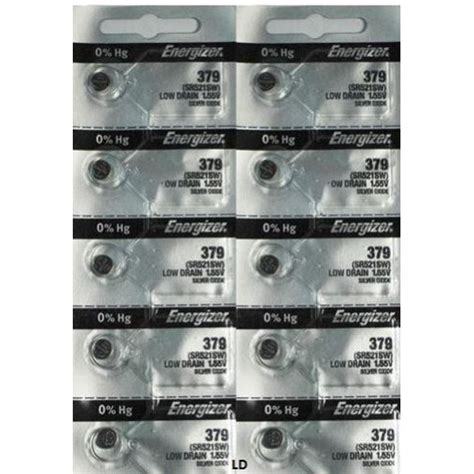 10 379 Energizer Watch Batteries SR521SW Battery Cell - Walmart.com - Walmart.com