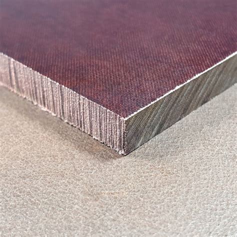 Linen Micarta Sheet 6.35 x 127 x 304mm Maroon - Artisan Supplies