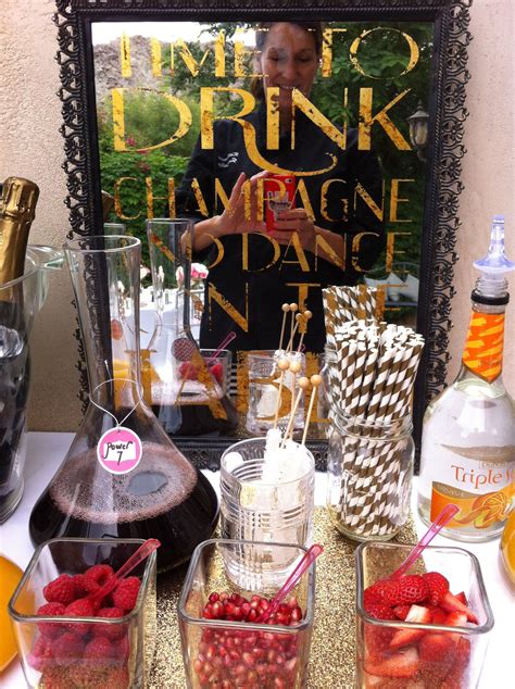 Champagne Bar | Champagne bar, Bridesmaid lunch, Table decorations