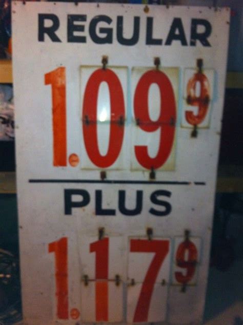 Vintage Gas Price Sign | Price signs, Gas prices