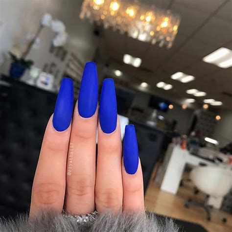 43 Chic Blue Nail Designs You Will Want to Try ASAP - StayGlam