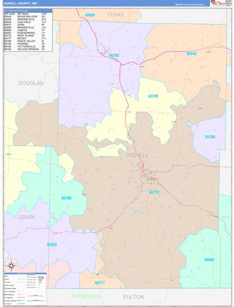 Maps of Howell County Missouri - marketmaps.com