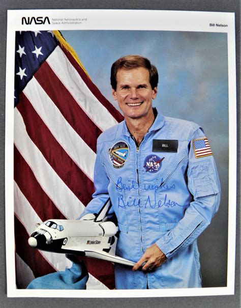 Sold Price: Space Shuttle Astronaut Senator Bill Nelson Signed ...