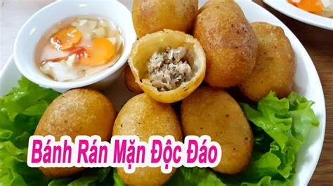 Cách Làm Bánh Rán Mặn Độc Đáo Ngon Chưa Từng Thấy | Góc Bếp Nhỏ - YouTube