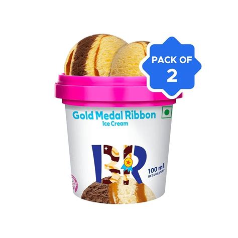 Baskin Robbins Gold Medal Ribbon Ice Cream - Pack of 2 Price - Buy ...