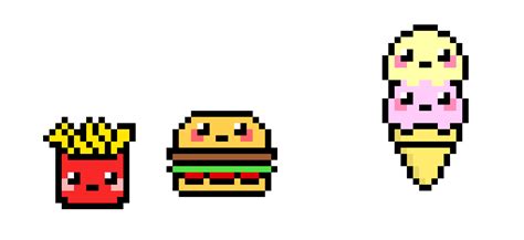 Kawaii Food | Pixel Art Maker