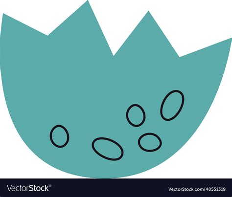 Egg shell icon Royalty Free Vector Image - VectorStock