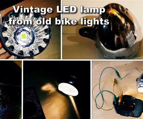 DIY Vintage LED Lamp From Old Bike Lights : 8 Steps (with Pictures ...