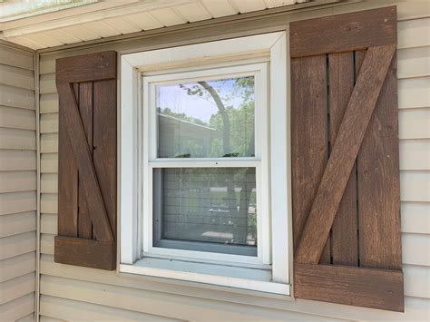 Rustic Wood Window Shutters Decorative Wood Shutters Indoor - Etsy Ireland