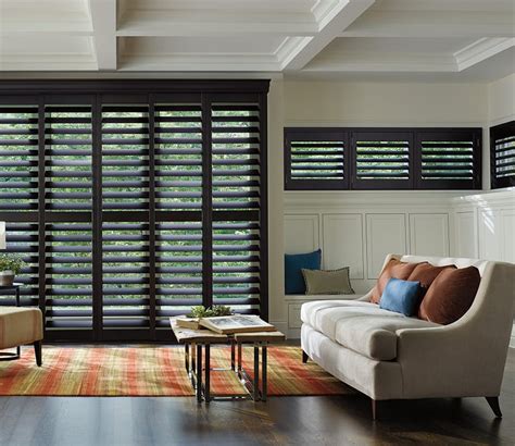 Hardwood Shutters - Hunter Douglas Shutters Houston