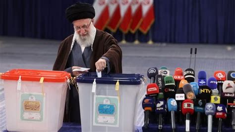 Iran's supreme leader Ayatollah Ali Khamenei seeks big turnout in polls ...