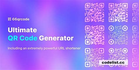 66qrcode v18.0.0 - Ultimate QR Code Generator & URL Shortener (SAAS) - nulled » Premium Scripts ...