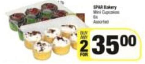 Spar Bakery Mini Cupcakes 2 x 6s assorted offer at Spar