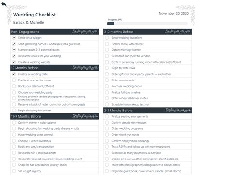 Wedding Checklist Free Excel Template Wedding Checkli - vrogue.co