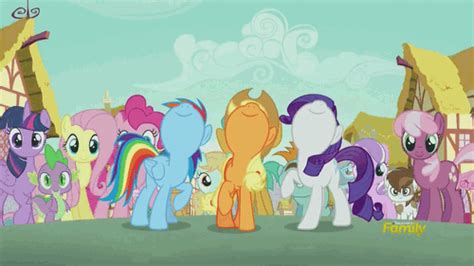 Rainbow Dash, Applejack, and Rarity singing | My Little Pony ...