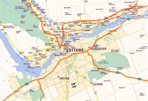 Ottawa Map - Canada