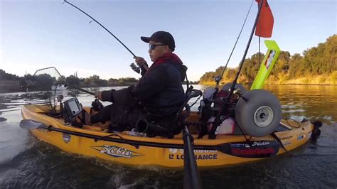 hobie kayak fishing(Sacramento, ca) - YouTube