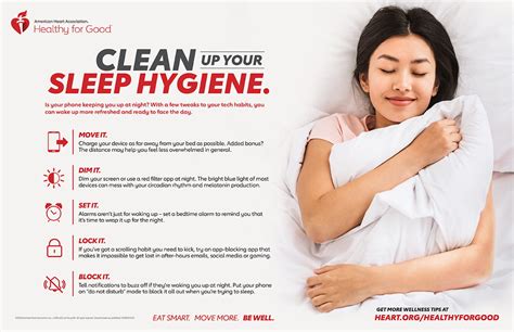 How to Sleep Better Infographic | American Heart Association CPR & First Aid