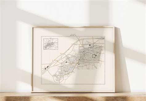 ANCIENT PESHAWAR MAP Map of Peshawar Historical Pakistan - Etsy Canada