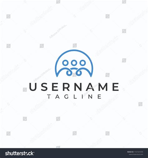 Team Logo Together Simple Concept Blue Stock Vector (Royalty Free) 1721541970 | Shutterstock