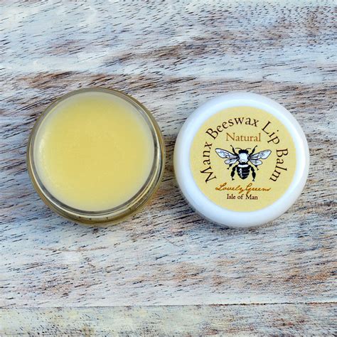 Natural Beeswax Lip Balm - Lovely Greens Handmade