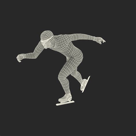 speed skater 2 runs 3d max