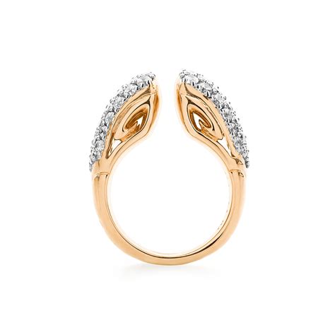 Rose Gold Pavé Ring | Affordable Rose Gold Ring – REALM Fine + Fashion ...