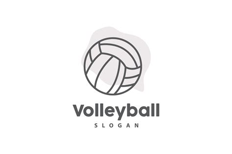 Volleyball Logo, Sport Simple Graphic by May Graphic · Creative Fabrica