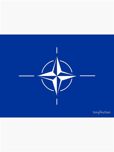 "north atlantic treaty organisation flag" Sticker by tony4urban | Redbubble