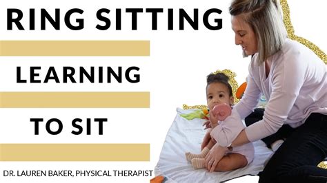 How To Help Your Baby Ring Sit On The Floor | Sitting With Support ...