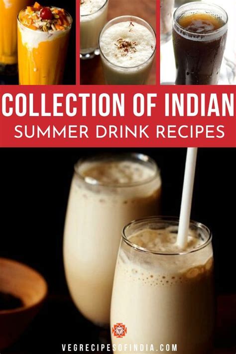 Collection of Indian Summer Drinks in 2020 | Summer drink recipes ...