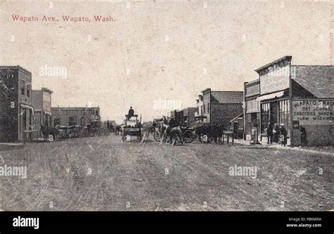 1831 Wapato, Washington (postcard Stock Photo - Alamy