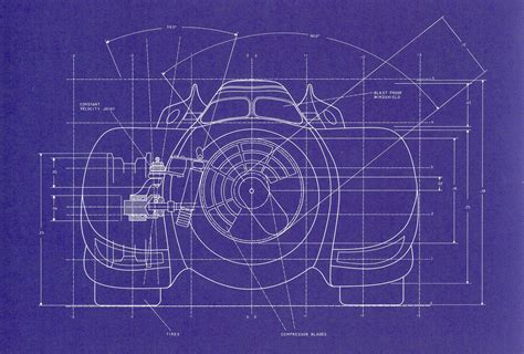 Batmobile Blueprints