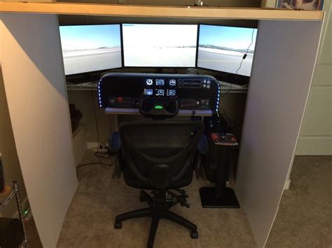 Enclosing the flight simulator cockpit – Steven Scott Williamson