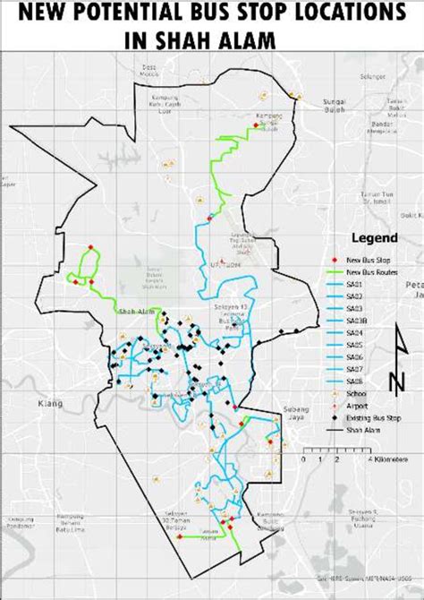 The New Potential Bus Stop Location | Download Scientific Diagram
