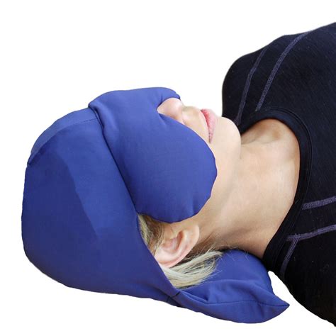 NEW Sinus Pressure & Migraine Headache Relief Herbal Cap and Eye Mask ...